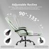 Okak Modern 360'Rotating Office Computer Game Chair with Headrests & Lumbar Support,Adjustable Swivel Task Chair for Office,Study - 3 of 4