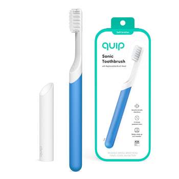 quip Sonic Electric Toothbrush - Plastic | Timer + Travel Case/Mount