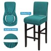 PiccoCasa Stretch Bar Pub Counter Height Side Chair Covers - 3 of 4