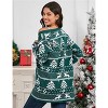 Clearlove Womens Christmas Cardigan Sweaters Lightweight Knitwear Long Sleeve Open Front Cardigan Ugly Cardigan Sweater - 4 of 4