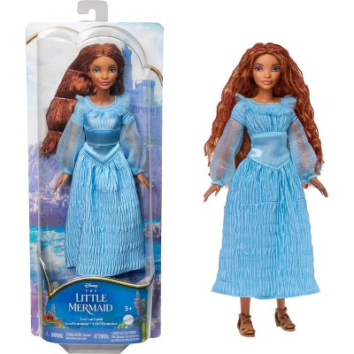 Disney The Little Mermaid Ariel Doll On Land In Signature Blue