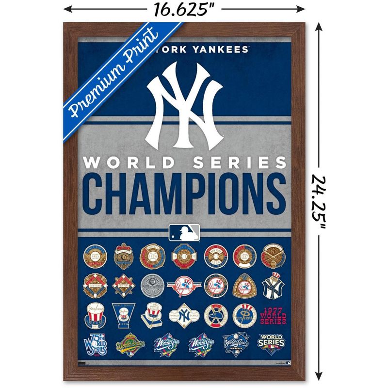 Trends International MLB New York Yankees - Champions 23 Framed Wall Poster Prints, 3 of 7