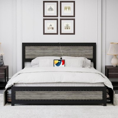 Bed Frame With Headboard