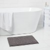 17x24 Chunky Chenille Memory Foam Bath Rug Dark Gray - Room Essentials™