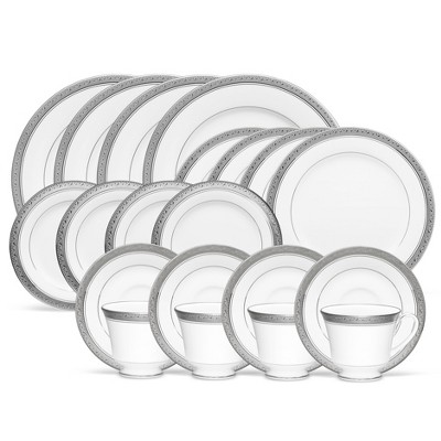 Noritake Crestwood Platinum 20-Piece Set, Service for 4