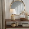 Beige 17" Braided Jute Tan Coastal Table Lamp - Nourison - 2 of 4
