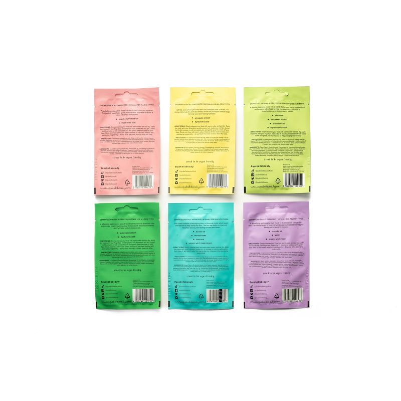 Que Bella Relax &#38; Unwind Face Mask Collection - 6pc, 6 of 11