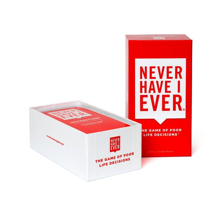 Never Have I Ever Card Game: Creative Thinking Party Fun, Includes Cards &#38; Rules, 4+ Players, 30+ min, 6 of 7