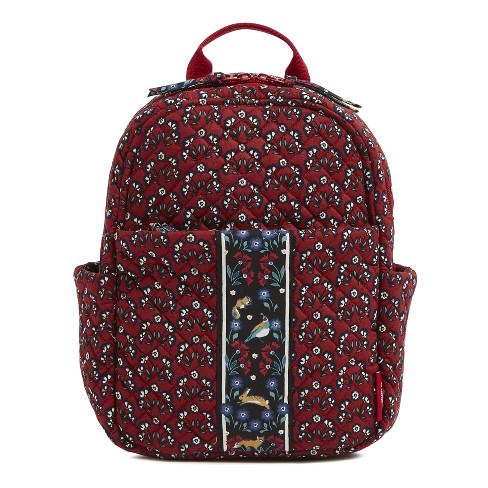 Vera Bradley Women's Lighten Up Small Backpack, Mini Medallions, One Size