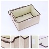 REGALWOVEN Fabric Shelves Closet Collapsible Storage Bin Cube with Handles and Lid 2 Pcs - 2 of 4