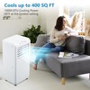 8000 BTU Portable Air Conditioners,3 IN 1 AC with Remote Control Dehumidifier & Fan mode, & Window Installation Kit Included,Up to 360 Sq.Ft - 4 of 4