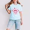 S.W.Smiley Babe Smile - Women's Short Sleeve Graphic T-Shirt - 3 of 4