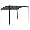 vidaXL Garden Sunshade Awning 9.8'x9.8'x7.4' Taupe - 4 of 4