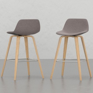 NicBex Set of 2 Bar Stools for Kitchen Island,Modern Counter Bar Stools with Wood Frame,Bar Chairs for Dining Rooms,Kitchens Islands - 1 of 4