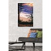 Trends International Lantern Press - Lake Michigan, Sunset on Beach Framed Wall Poster Prints - 2 of 4