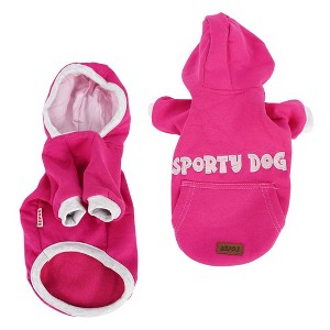 SussexHome Pets Small Dog Hoodie for Small Dogs - Cute Dog Clothes Washable Dog Hoodie - 1 of 4