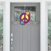 Big Dot of Happiness 60's Hippie - Hanging Porch 1960s Groovy Party Outdoor Decorations - Front Door Decor - 1 Piece Sign - 2 of 4