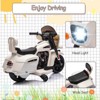 Ride on Motorcycle for Kids, 6V Electric Dirt Bike, License Motorcycle with USB, AUX, Music and Headlight for Toddler 1-3 - 3 of 4