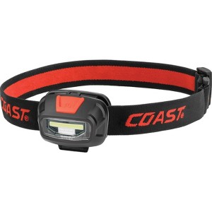Coast FL13 250 lm Black/Red LED COB Head Lamp AAA Battery - 1 of 1