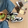 Anna-Kaci 6pk Women's Color - Blocked Polka Dot Cotton Ankle Socks - Trendy Ins - Style Socks - 3 of 4