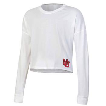 NCAA Utah Utes Women's White Long Sleeve T-Shirt