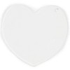Bright Creations 10 Pack Acrylic Keychain Blanks with Metal Rings, DIY Valentine’s Day Heart Shaped Sublimation Keychain Blanks, 3x2.75” - 4 of 4