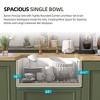 24 in. Apron Front Kitchen Sink Single Bowl Farmhouse Kitchen Sink Rectangular Small Kitchen Sink with Accessories - 4 of 4