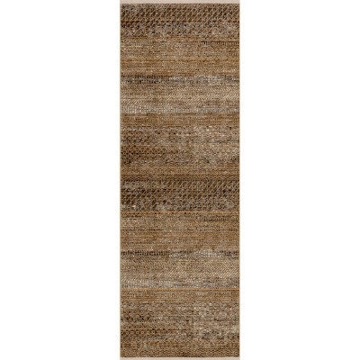 Nuloom Lavender Geometric Fringe Indoor Area Rug