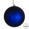 Vickerman Midnight Blue Ball Ornament - 3 of 4