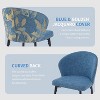 CAVINAS 31.5"Chic Counter Height Bar Stool,Set of 2,Jacquard Bar Chairs for Dining Room&Kitchen,Upholstered Counter Stools,Dining Chairs - 3 of 4