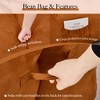 Airsurfer Cozy Bean Bag Chair ¨C Memory Foam-Filled Lazy Sofa, Inflatable Floor Lounger for Living Room - 4 of 4