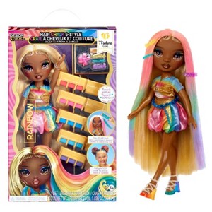 Rainbow High 11" Hair Chalk and Style Meline Rainbow and Gold Doll - 1 of 4