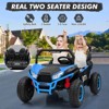 Jojoka 24V 2 Seater Ride On Car, XXXL Off-Road UTV for Kids w/Metal Frame, Wide Seat,Pop Music,3 Speeds for Boys and Girls - 3 of 4