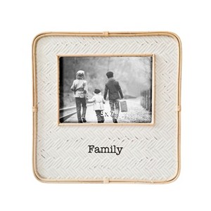 VIP Wood 10.5 in. Brown Family Rounded Edge Photo Frame - 1 of 2