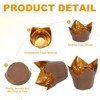 Unique Bargains Party Christmas Cake Muffins Greaseproof Paper Tulip Baking Cups 50 Pcs - 3 of 4