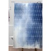 Emanuela Carratoni Thunderstorm Shower Curtain Blue - Deny Designs: Polyester Microfiber, Buttonhole Top, Easy Care - 2 of 4