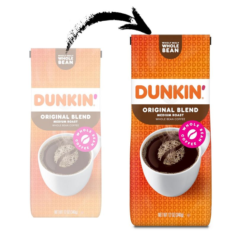 Dunkin' Original Blend Dark Roast Whole Bean Coffee, 4 of 14