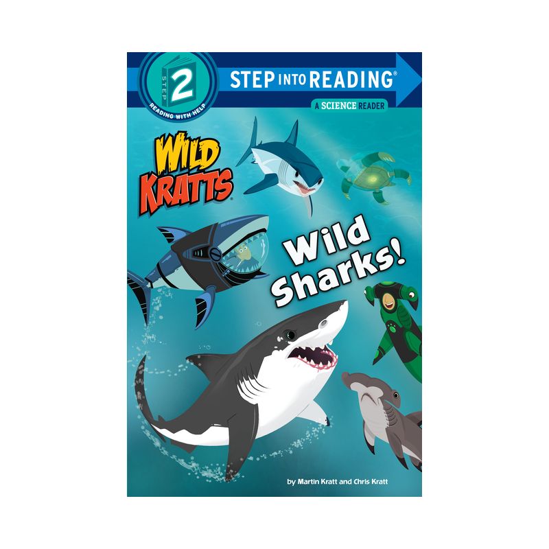 Wild Sharks! (Wild Kratts) - (Step Into Reading) by  Martin Kratt & Chris Kratt (Paperback), 1 of 2