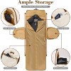 Coolife Garment Bag Travel Foldable Garment Duffel Bag Carry On Weekender Bag Suit Bag Dress Bag Convertible for Hanging Clothes 3 Piece Set - 2 of 4