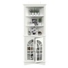 Syemin Decorative Storage Cabinets 5-Tier Corner Display Cabinet, Tall Freestanding Bookcase with Adjustable Shelves, White, 23.62"*16.54"*63.78" - 2 of 4