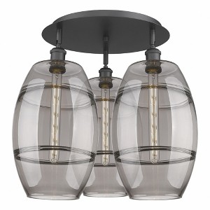 Vaz - 3 Light Flush Mount In Industrial Style-19.5 Inches Tall and 21.75 Inches Wide - 1 of 1