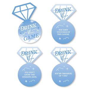 Big Dot of Happiness Drink If Game - On Cloud 9 - Bridal or Bachelorette Party Game - 24 Count - 1 of 4