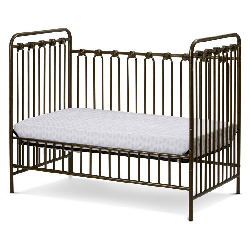 L.A. Baby Napa 3-in-1 Convertible Full Sized Metal Crib - Golden Nugget, 5 of 6