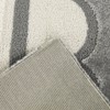 Balta Rugs Gray Scalloped Border Carved Area Rug Cream - 3 of 4