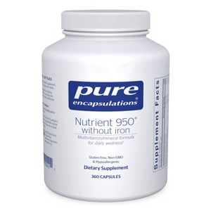 Pure Encapsulations Nutrient 950 Without Iron - to Support Cardiovascular, Immune, and Cellular Health, Bones, Hormone Metabolism* - 1 of 4