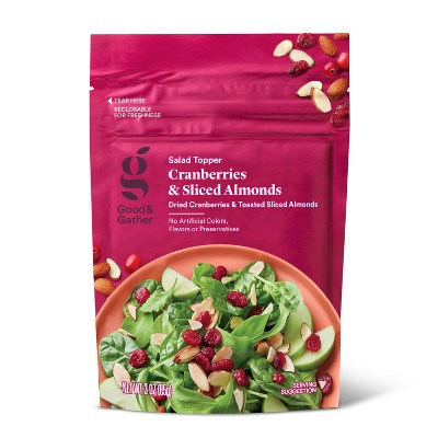 Cranberries & Sliced Almonds Salad Topper - 3oz - Good & Gather™