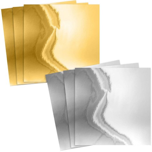 Download Bright Creations Metallic 12 Mirror Square Cardstock 6 Sheets Gold Silver Target