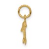 Black Bow Jewelry 14k Yellow Gold 12mm Dolphin Charm - 2 of 4