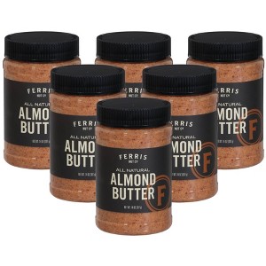 Ferris Nut Co. All Natural Smooth Almond Butter - Case of 6/14 oz - 1 of 4