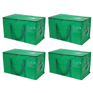 Unique Bargains Extra Large Moving Bag with Reinforced Handle Foldable Underbed Storage Tote - 1 of 4